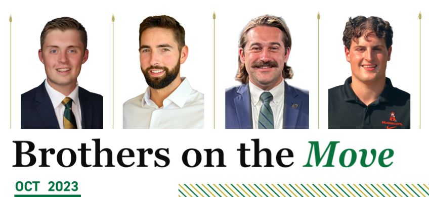 Alpha Gamma Rho brothers achieving success and receiving recognition